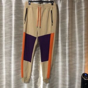 Color block men’s joggers